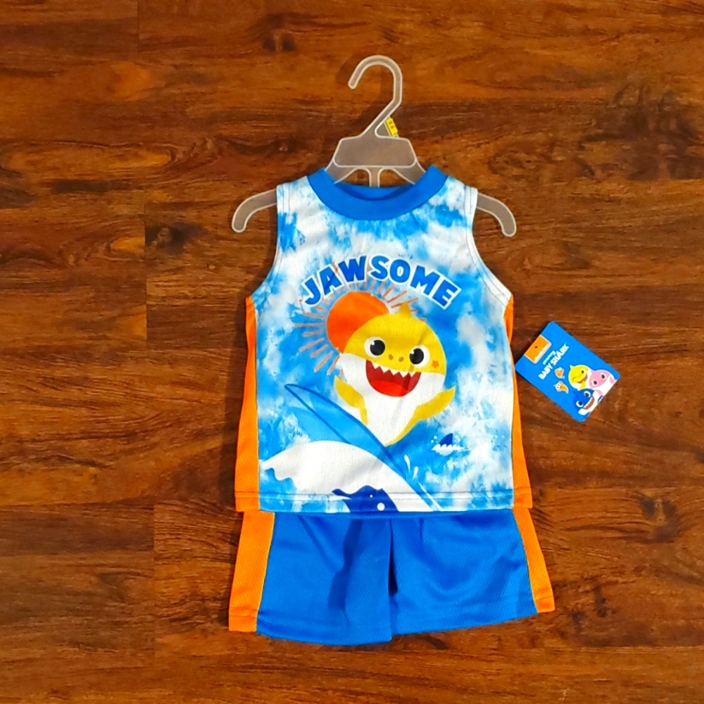 Baby Shark 2-Piece Short Set 18M